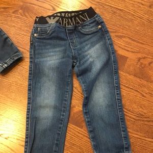 Armani boys jeans size 24 months 2T